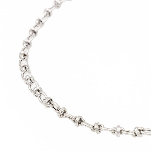 Collier Collier Or blanc 58 Facettes 2360829CN