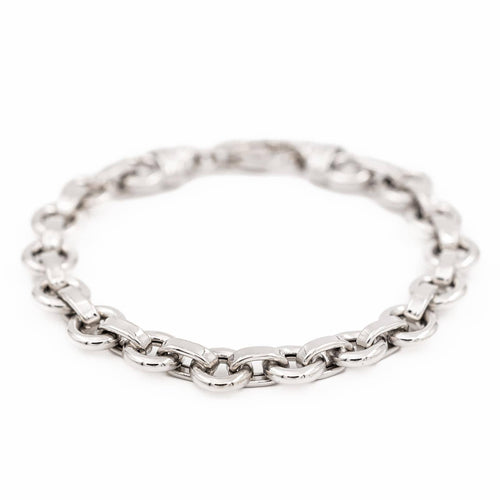 Bracelet Bracelet Maille jaseron Or blanc 58 Facettes 2360830CN