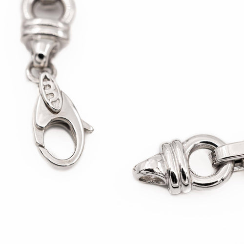Bracelet Bracelet Maille jaseron Or blanc 58 Facettes 2360830CN