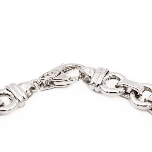Bracelet Bracelet maille jaseron en or blanc 18 carats 58 Facettes 2360830CN