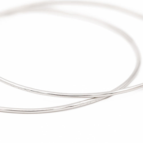 Bracelet Bracelet jonc en or blanc 18 carats (750) 58 Facettes 2360853CN