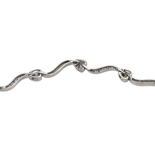 Collier Collier Or blanc Diamant 58 Facettes 2363223CN