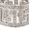 Bague 53 Bague en or blanc 18 carats pavée de diamants 58 Facettes 2367314CN