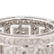 Bague 53 Bague en or blanc 18 carats pavée de diamants 58 Facettes 2367314CN