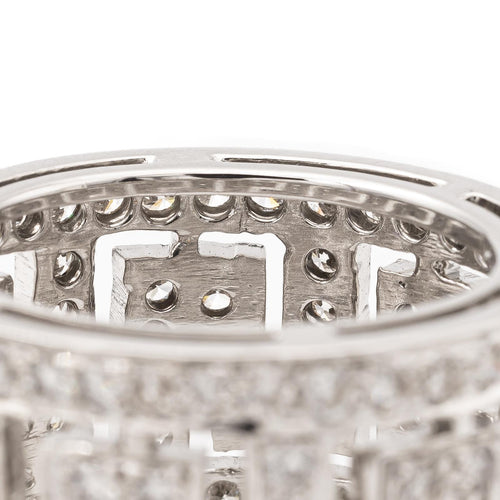 Bague 53 Bague Or blanc Diamant 58 Facettes 2367314CN