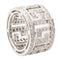 Bague 53 Bague en or blanc 18 carats pavée de diamants 58 Facettes 2367314CN