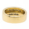 Bague 55 Bague bandeau en or jaune 18 carats et diamants 58 Facettes 2376867CN