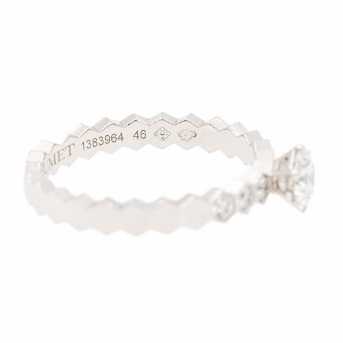 Bague 46 Chaumet Bague Solitaire Bee my Love Or blanc Diamant 58 Facettes 2381951CN