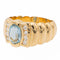 Bague 53 Bague bandeau en or jaune 18 carats avec topaze et diamants 58 Facettes 2381954CN