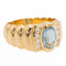 Bague 53 Bague bandeau en or jaune 18 carats avec topaze et diamants 58 Facettes 2381954CN