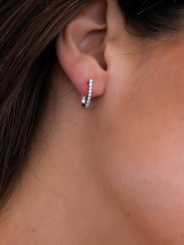 Boucles d'oreilles Boucles d'oreilles Dormeuses Or rose, Or blanc Diamant 58 Facettes 2397518CN