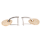 Boucles d'oreilles Boucles d’oreilles dormeuses en or rose et or blanc 18 carats, diamants 58 Facettes 2397518CN