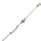 Bracelet Bracelet quadrifoglio émaillé en or blanc 18 ct 58 Facettes CB02OB03M0TFC