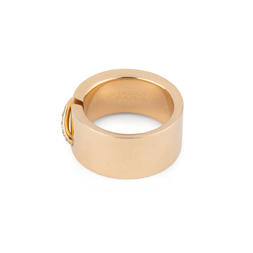Bague 52 Chaumet - Bague Lien grand modèle en or jaune et diamants 58 Facettes 1