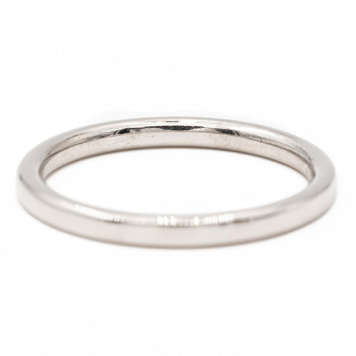 Bague 51 Bague Demi alliance Or blanc Diamant 58 Facettes 2403196CN