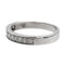 Bague 48 Bague demi-alliance en or blanc 18 carats et diamants 58 Facettes 2406273CN