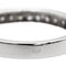 Bague 48 Bague demi-alliance en or blanc 18 carats et diamants 58 Facettes 2406273CN
