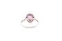 Bague 55 Bague en platine saphir rose et diamants 58 Facettes 24085