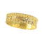 Bague 58 Alliance géorgienne ancienne vers 1820 en or jaune 18K 58 Facettes 24121-0309