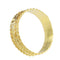 Bague 58 Alliance géorgienne ancienne vers 1820 en or jaune 18K 58 Facettes 24121-0309