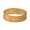 Bague 58 Alliance géorgienne ancienne vers 1820 en or jaune 18K 58 Facettes 24121-0309