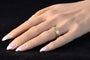 Bague 63 Bague alliance ancienne en or jaune 18K, vers 1820 58 Facettes 24121-0312