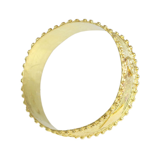 Bague 63 Bague alliance ancienne en or jaune 18K, vers 1820 58 Facettes 24121-0312
