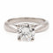 Bague 52 Bague Solitaire Or blanc Diamant 58 Facettes 2414341CN