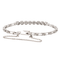 Bracelet Bracelet en or blanc 18 carats avec 8 diamants 58 Facettes 2432011CN