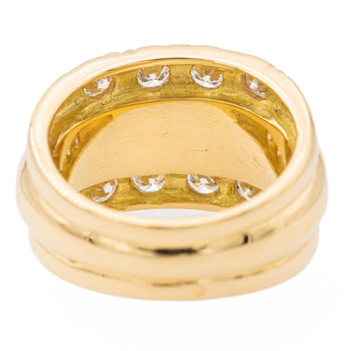 Bague 50 Bague Or jaune Jade jadéite, Diamant 58 Facettes 2432017CN