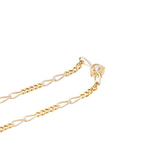 Collier Collier Or jaune Diamant 58 Facettes 2432046CN