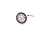 Bague 52 Bague Art déco en platine avec diamant et saphirs 58 Facettes 24335a