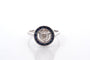 Bague 52 Bague Art déco en platine avec diamant et saphirs 58 Facettes 24335a