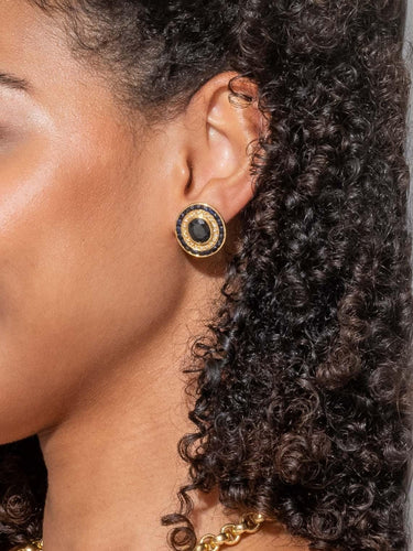 Boucles d'oreilles Boucles d'oreilles Or jaune Saphir, Diamant 58 Facettes 2441314CN