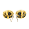 Boucles d'oreilles Boucles d’oreilles en or jaune 18 carats, saphirs et diamants 58 Facettes 2441314CN