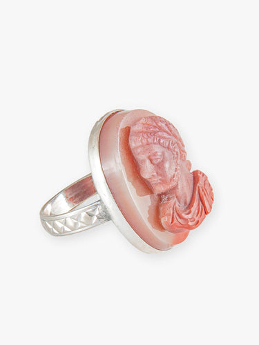 Bague 53 Bague Camée d'Agate, Empereur Romain 58 Facettes DV0032-22