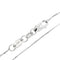 Collier Yukiko - Collier à maille vénitienne en or blanc 18 kt avec perle et diamants 58 Facettes 24476