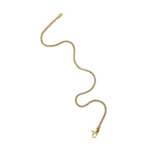 Bracelet Bracelet à maillons tubulaires en or jaune 18 ct 58 Facettes 24504