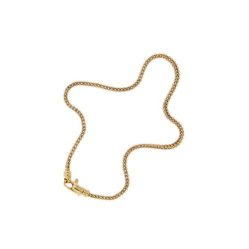 Bracelet Bracelet à maillons tubulaires en or jaune 18 ct 58 Facettes 24504