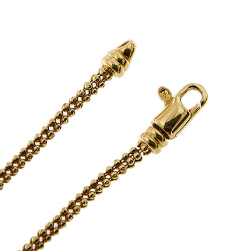 Bracelet Bracelet à maillons tubulaires en or jaune 18 ct 58 Facettes 24504