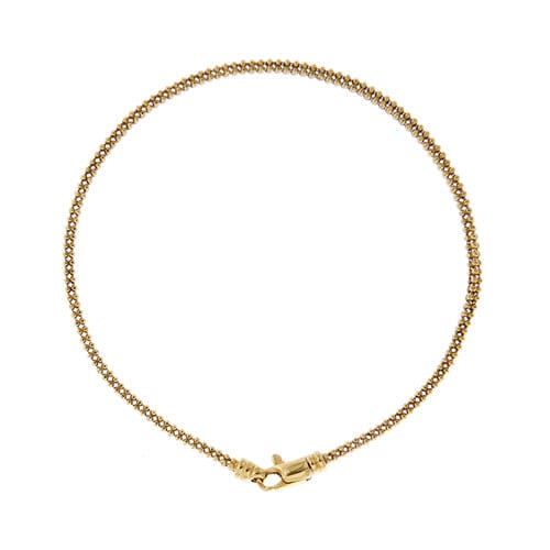 Bracelet Bracelet à maillons tubulaires en or jaune 18 ct 58 Facettes 24504