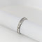 Bague 53 Alliance en or blanc 18 carats et diamants 58 Facettes 24507
