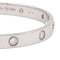 Bracelet Cartier Bracelet Jonc Love Or blanc Diamant 58 Facettes 2470646CN