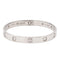 Bracelet Cartier Bracelet Jonc Love Or blanc Diamant 58 Facettes 2470646CN
