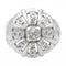 Bague 57 Bague rétro en platine 950 pavée de diamants taille ancienne 58 Facettes 2472910CN