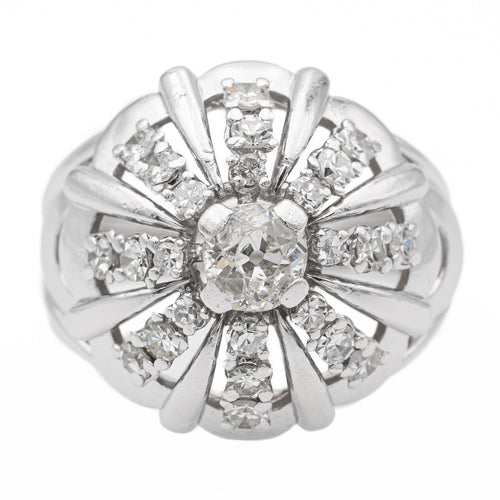 Bague 57 Bague Platine Diamant 58 Facettes 2472910CN