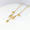 Collier Collier étoile en or jaune 18 carats (750) 58 Facettes 24802