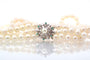 Collier Collier trois rangs de perles de culture en or blanc 18k 58 Facettes 24812