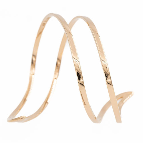 Bracelet Ginette NY Bracelet Jonc Wise Cuff Or rose 58 Facettes 2485251CN