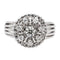 Bague 55.5 Bague Marguerite Platine Diamant 58 Facettes 2490560CN